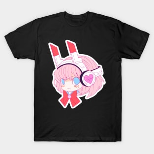 Gundam Headphones Gal T-Shirt